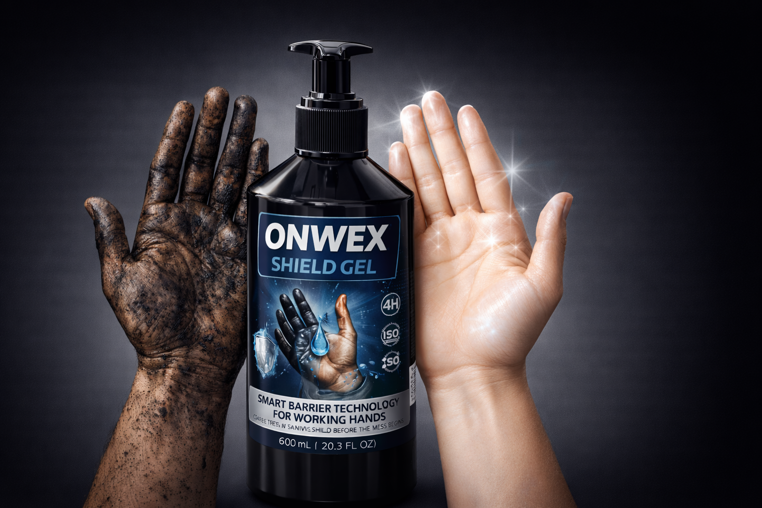 ONWEX Invisible Protective Gloves – 16 Pack (600ml Each) Bulk Deal
